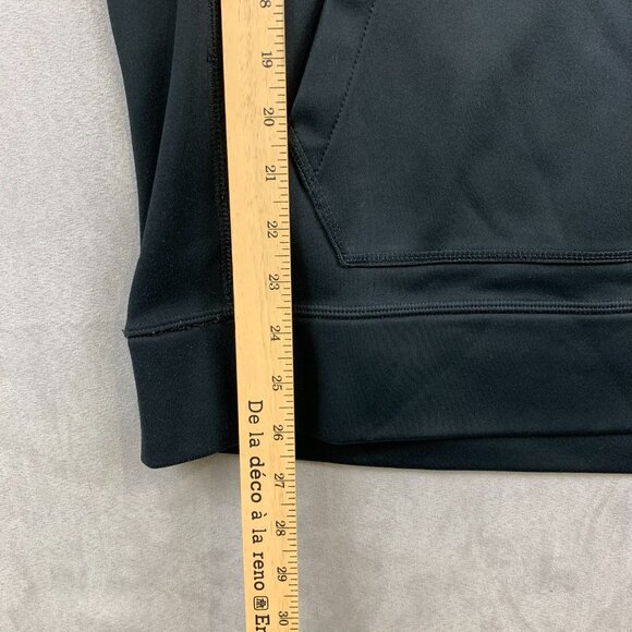 Burton Mens Sweater Small Black Crown Bonded Pullover Hoodie Snowboarding Logo - Picture 5 of 9